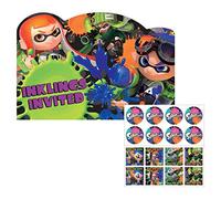 amscan - Splatoon Invitations (8) - One Size