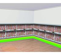 amscan Stadium Scene Setter Wallpaper 12m w x 1.2m h - 1 Roll
