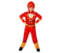 Amscan Sustainable The Flash Superhero Comic Boys Fancy Dress Costume Age 8-10
