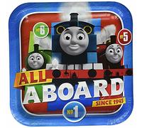 amscan Thomas All Aboard 9 Inch Paper Plates - 8 Per Pack