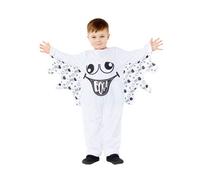 Amscan 9914805 Childs Toddlers Baby Lil Ghost Fancy Dress Spooky Costume Kids Haunted Halloween (6-12 Months)
