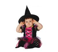 Amscan Toddler Little Pink Witch Costume With Matching Black Hat- 18-24 Months