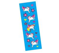 Amscan Unicorn Sticker Sheet Blue/white/pink (One Size)