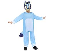 amscan Unisex Kids 3-4 Bluey Costume 3 4 Yrs, Blue, Size Years UK