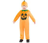 amscan 9917963 amscan - 9917963 - Child Halloween Lil Pumpkin Fancy Dress Costume Age: 2-3 Years