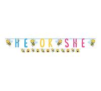 amscan What Will It Bee Baby Shower Banner