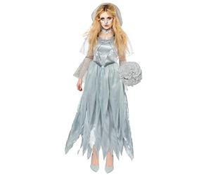 Amscan - Women's Halloween Zombie Ghost Bride Fancy Dress Costume Size: 8-20