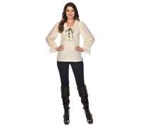 amscan Women's Pirate Blouse Size 12-14 Costume Top, Multi