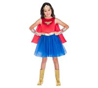 amscan (PKT) (9908396) Child Girls Wonder Woman Costume (3-4yr)