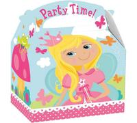 Amscan Woodland Princess Gift Boxes Blue/pink (One Size)