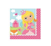 Amscan Woodland Princess Napkins (Pack Of 16) Multicoloured (One Size)