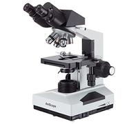AmScope 40X-2000X Doctor Medical Office Vet Laboratory Biological Binocular Compound Microscope with Full-Size 3D Double Layer Mechanical Stage