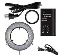 AmScope - 78-LED Microscope LED Ring Light with Controller - LED-78