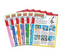 AmScope BK-EXCL1 Composite Microscope Experiment Cards for Kids Fun and Educational Microscope Experiments Level 1