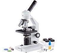AmScope M500-MS 40X-1000X Veterinary Compound Microscope with Mechanical Stage