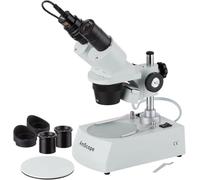 AmScope SE305R-PZ-E 10X-20X-30X-60X Stereo Microscope with Two Lights + USB Camera