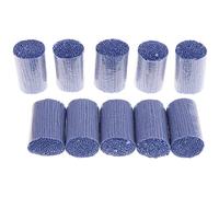 Amsg 10 Pcs Latch Hook Pre Cut Yarn Tapestry Yarn Set, Blue