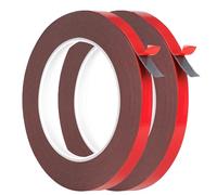 AMSGANK Double Sided Tape Heavy Duty, 20mm x 5m Waterproof Mounting Tape Perfect for Automotive LED Strips Indoor Outdoor Applications Strong Adhesion Multi Purpose Mounting Solution - 2pcs