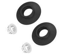 AMSGANK Flush Valve Seal Compatible with Ideal Standard Toilet Cistern Replacement Flush Valve Seal & Clip for Ideal Standard Armitage Shanks Flush Valves SV01967 Black (2 Pack)