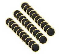 Amsixo 30 Pcs Glueless Tire Puncture Repair Patches Bicycles Tire Patches Portable Tyre Tire Inner Tube Puncture Patches Bycicles Inner Tube Puncture Patches Cycling Puncture Repair Kits
