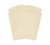 AMSLSIU 1/5/10 Pieces Eyebrow Practice Skin Blank Microblading Tool Sheet 1mm Body Art Inkless Training Stencil for Beginner, 10pcs