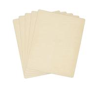 AMSLSIU 1/5/10 Pieces Eyebrow Practice Skin Blank Microblading Tool Sheet 1mm Body Art Inkless Training Stencil for Beginner, 5pcs