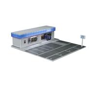 AMSLSIU 1/64 Diecast Model Car Display Case And Dioramas Displaying Action Figures Mini Dolls Collectibles Ensuring Wear Resistance Collectible Showcase Table Decoration Simulation