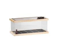 AMSLSIU 1/64 Display Box Acrylic Transparent Parking Lot Dustproof High Light Transmittance Dust Cover Storage Boxes Boys