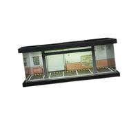 AMSLSIU 1/64 Scale Diecast Model Car Case With LED Light Collectors To Showcase Parking Lot Displays 1/64 Scenery Diorama Parking Lot Vehicle Garage Home/Model Car Display Case Scene, Style A