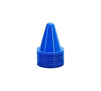AMSLSIU 10pcs/lots Exquisite Plastic Skate Marker Lightweight Soccer Training Cones Bright Stable Marking Barrier Basketball Indoor , Green