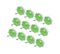 AMSLSIU 12 Pieces Umbrella Shape Creative Candy Boxes for Boo-tiful Halloween Party Favors, Green, 9.5 x 7.5cm