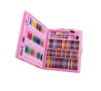 AMSLSIU 150 Pieces/Set Children Drawing Pencils Professional Colorful Painting Sketching Learner Artist Marker Paint Brush, Pink