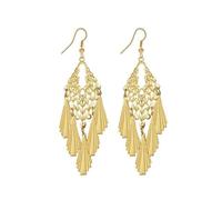 AMSLSIU 2 Pieces Earrings Baroque Exquisite Vintage Style Bohemian Fashion Accessory Valentines Day Creative Gift for Holiday, Gold