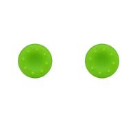 AMSLSIU 2 Pieces Game Console Gamepad Thumbstick Silicone Covers Joystick Non-slip Grip Caps Gaming Controller Accessories, Green