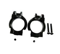 AMSLSIU 2pack/lot Aluminum Front C-Hub Caster Block For 1/10 JR ROCK RACER 90026 Corrosion-resistant Aluminum Front C-Hub, Black