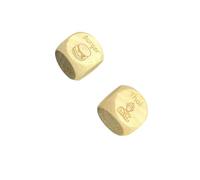 AMSLSIU 2pack/lot Food Decision Dices For Family Gatherings Add Some Fun To Meal Planning Wood Wooden Dice Gift