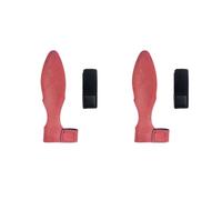 AMSLSIU 2Pcs Tip Elastic Soft Smooth Top Protective Cover Reusable Cap Bandage Sleeve Holders Strap Tackle Outdoor, Red