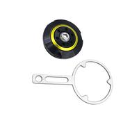 AMSLSIU 2piece Fit For R1200RT R1200GS ADV Adventure 05-13 Engine Cap Plug Cover For Easy Maintenance Metal Durable, Gold