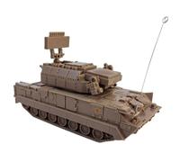 AMSLSIU 35 High Simulation Model Tank 1 72 Scale Vehicle Collection Gift Unique Puzzle Toy For Display Purposes Tank Model Building Kits Vehicle Collection, Yellow, 12.3x5.2x7.5cm