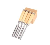 AMSLSIU 4 Pieces/Set Professional Engraving Tool Carbon Steel Sculpture Tools Kit Carpenter Handtool Woodworking Accessories