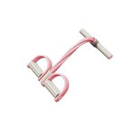 AMSLSIU 4 Tube Pedal Resistance Band Elastic Pull Rope Yoga Classes And Personal Fitness Goals Multifunction Yoga Tension Rope Fitness Equipment Solid 4 Tube Elastic Pedal Puller, Pink, 48x26cm