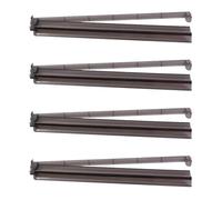 AMSLSIU 4piece Mahjong Experience Transparent Acrylic Mahjong Racks With Pushers American Majiang Tile Rack Pushers Arm Kit, C