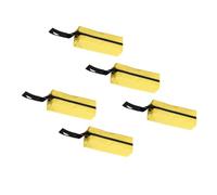 AMSLSIU 5xTool Pouch Tote Bag Zippered Multicolored Multipurpose Zipper Wear-Resistance Convenience Storage Bags Organizer, Yellow, Small Size