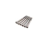 AMSLSIU 6Pcs Humbucker Screws Professional Iron Metal 42MM Fixing Screw Kits Instrument Accessories Hardware Replacement