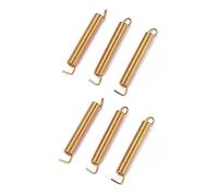 AMSLSIU 6pcs Spring Tremolo Bridge Guitars Parts Springs Metal Firm Durable String Instrument Bellows Music Instrumental