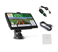 AMSLSIU 7 Inch HD Touchscreen Car GPS Navigator GPS Navigator Car Rugged 8G DDR256M FM Radio, Australia Map