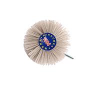 AMSLSIU Abrasive Grinding Head With Threaded Shank Streamlines Brush Connection Promoting Faster Wood Polishing Techniques Wire Brush Wheel Polishing Removing Rust Painting , 180 Grit