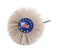 AMSLSIU Abrasive Grinding Head With Threaded Shank Streamlines Brush Connection Promoting Faster Wood Polishing Techniques Wire Brush Wheel Polishing Removing Rust Painting , 320 Grit