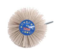 AMSLSIU Abrasive Grinding Head With Threaded Shank Streamlines Brush Connection Promoting Faster Wood Polishing Techniques Wire Brush Wheel Polishing Removing Rust Painting , 120 Grit