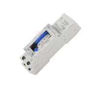 AMSLSIU ABS 24 Hours Mechanical Programmable Din Rail Timer Switch Relay Switch 24 Hours Timer Relay Din Rail